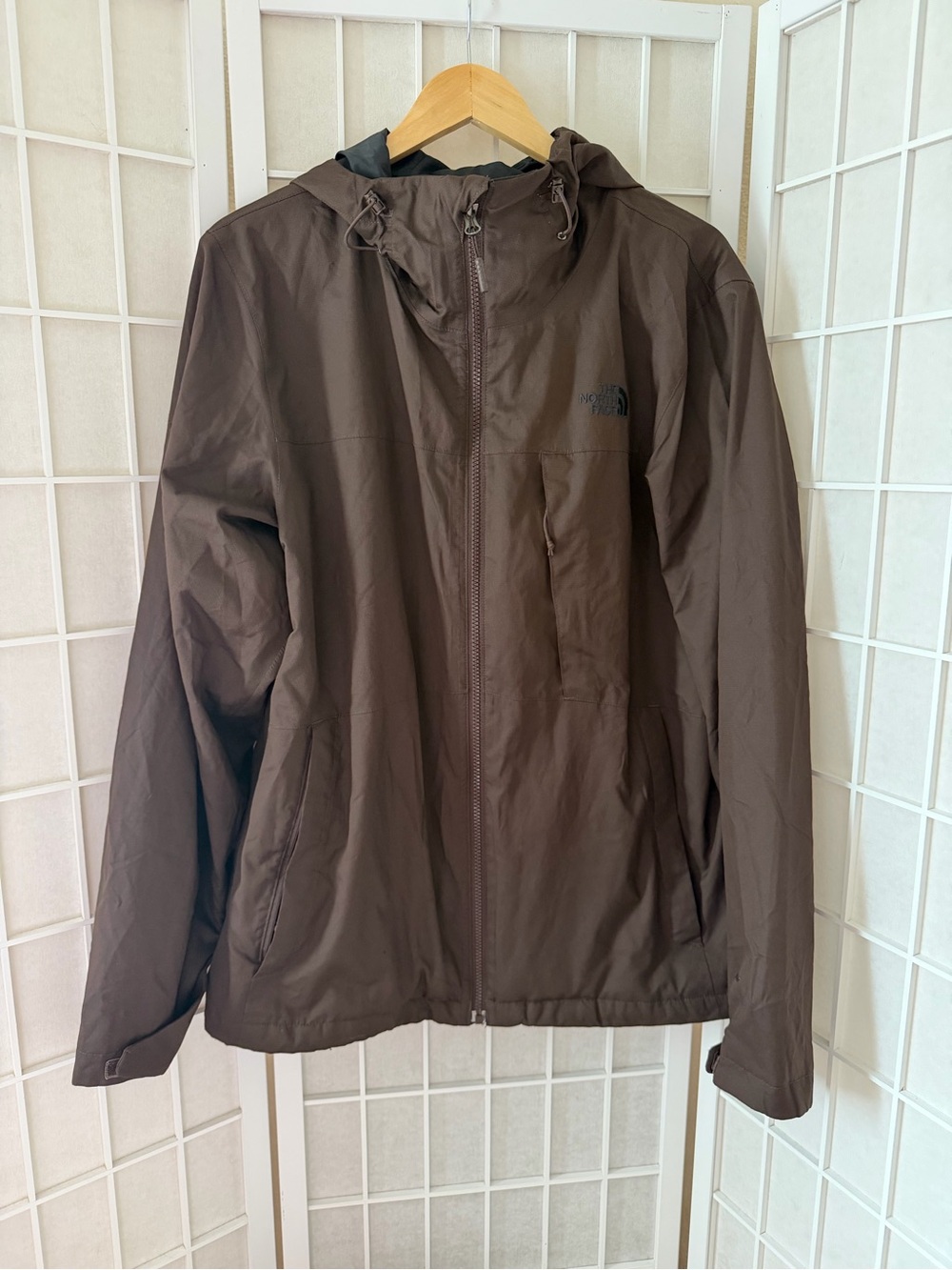 The North Face Brown Windbreaker Jacket Coat Medium